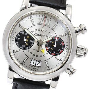 GRAHAM Silver stone 2SIAS Chronograph Silver Dial Automatic Men's Watch_894061